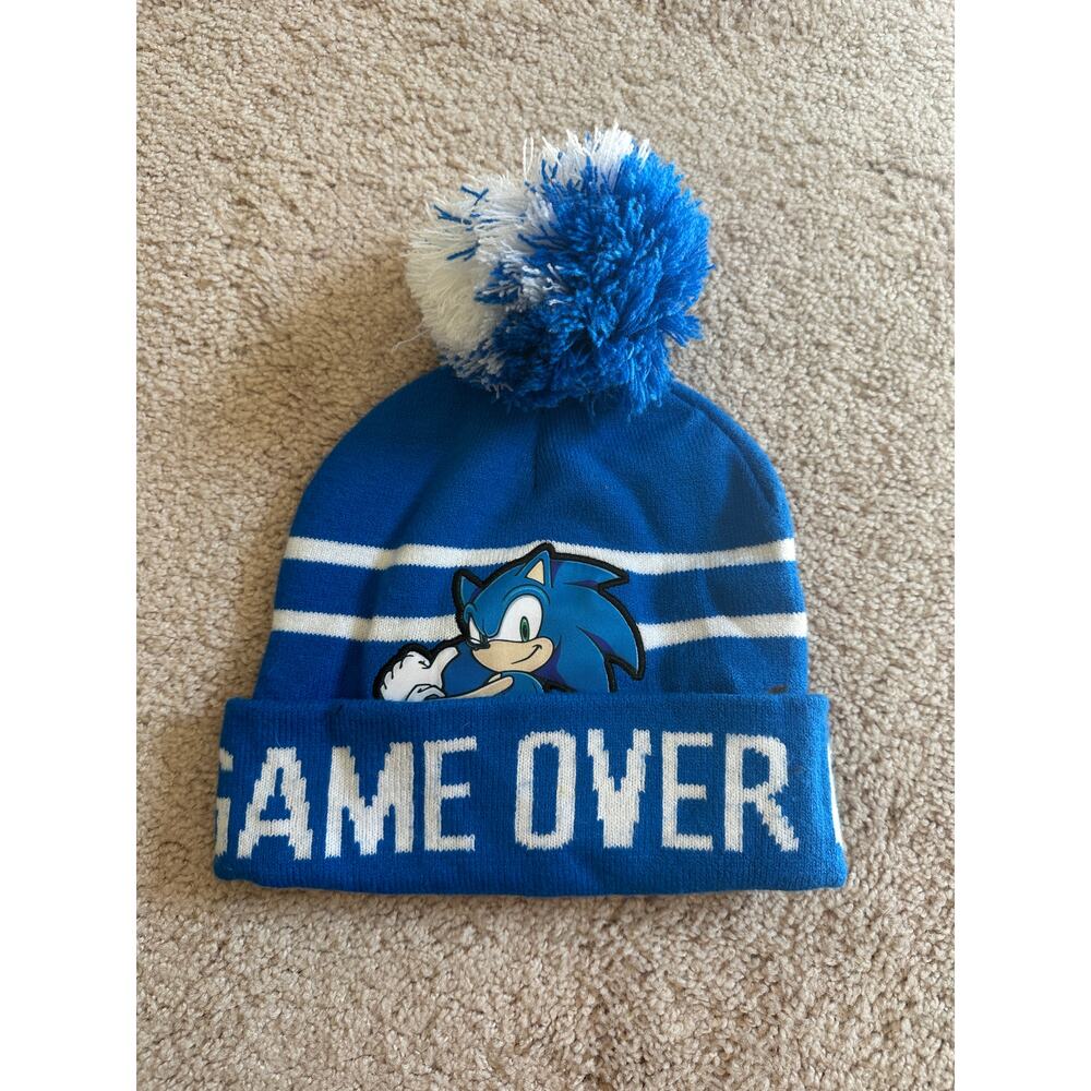 Kids Sonic the Hedgehog blue beanie